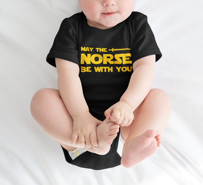 May The Norse Be With You Baby Bodysuit