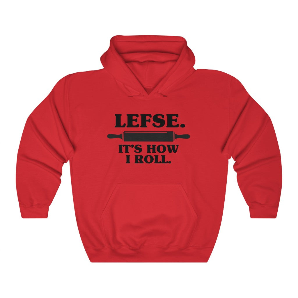 Lefse It's How I Roll Hooded Sweatshirt Scandinavian Design Studio