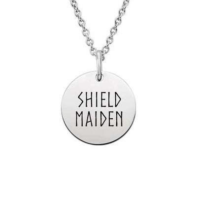 Shield Maiden Pendant Necklace Scandinavian Design Studio