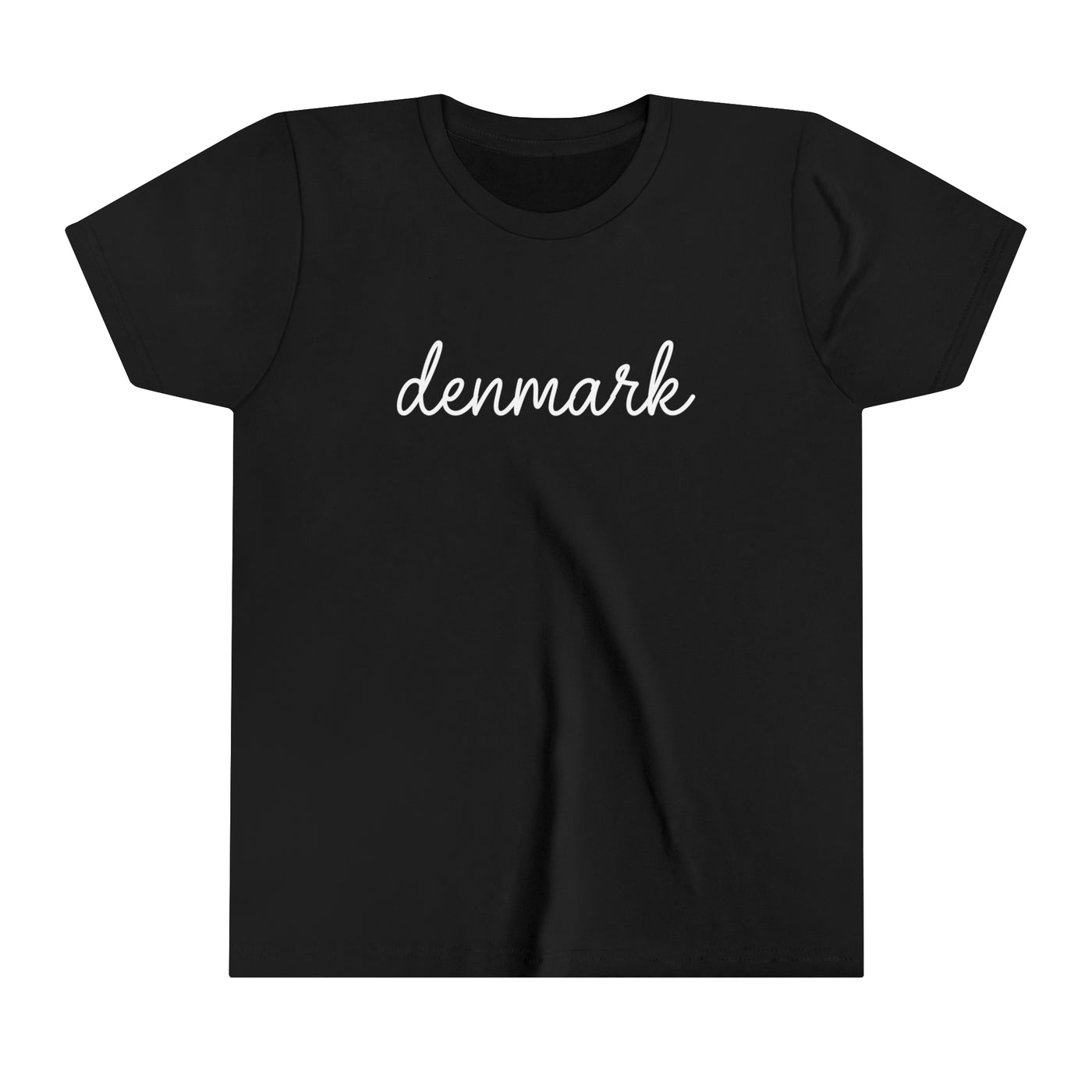 Denmark Script Kids T-Shirt