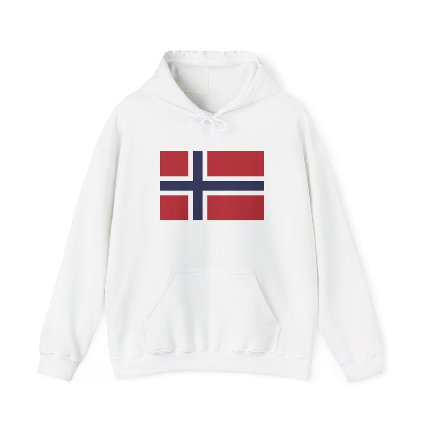 Norwegian Flag Hooded Sweatshirt