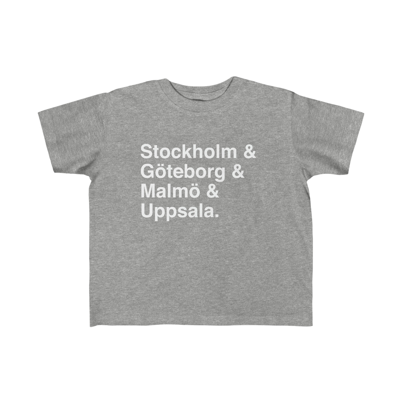 Cities Of Sweden Toddler Tee