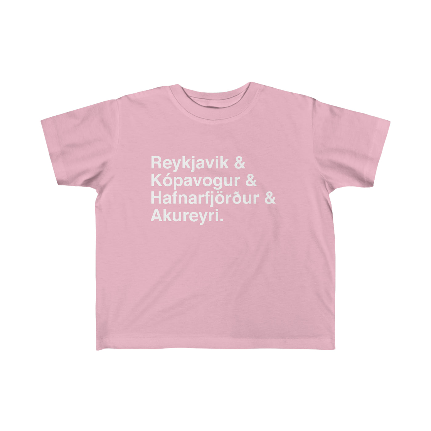 Cities Of Iceland Toddler Tee