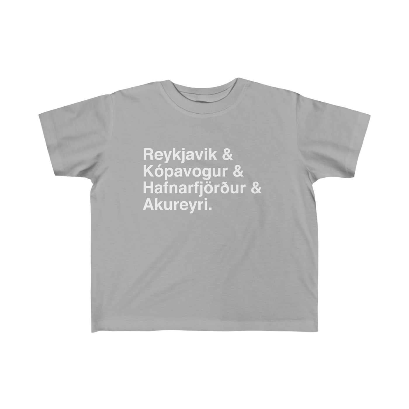 Cities Of Iceland Toddler Tee