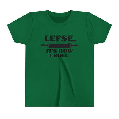 Lefse It's How I Roll Kids T-Shirt