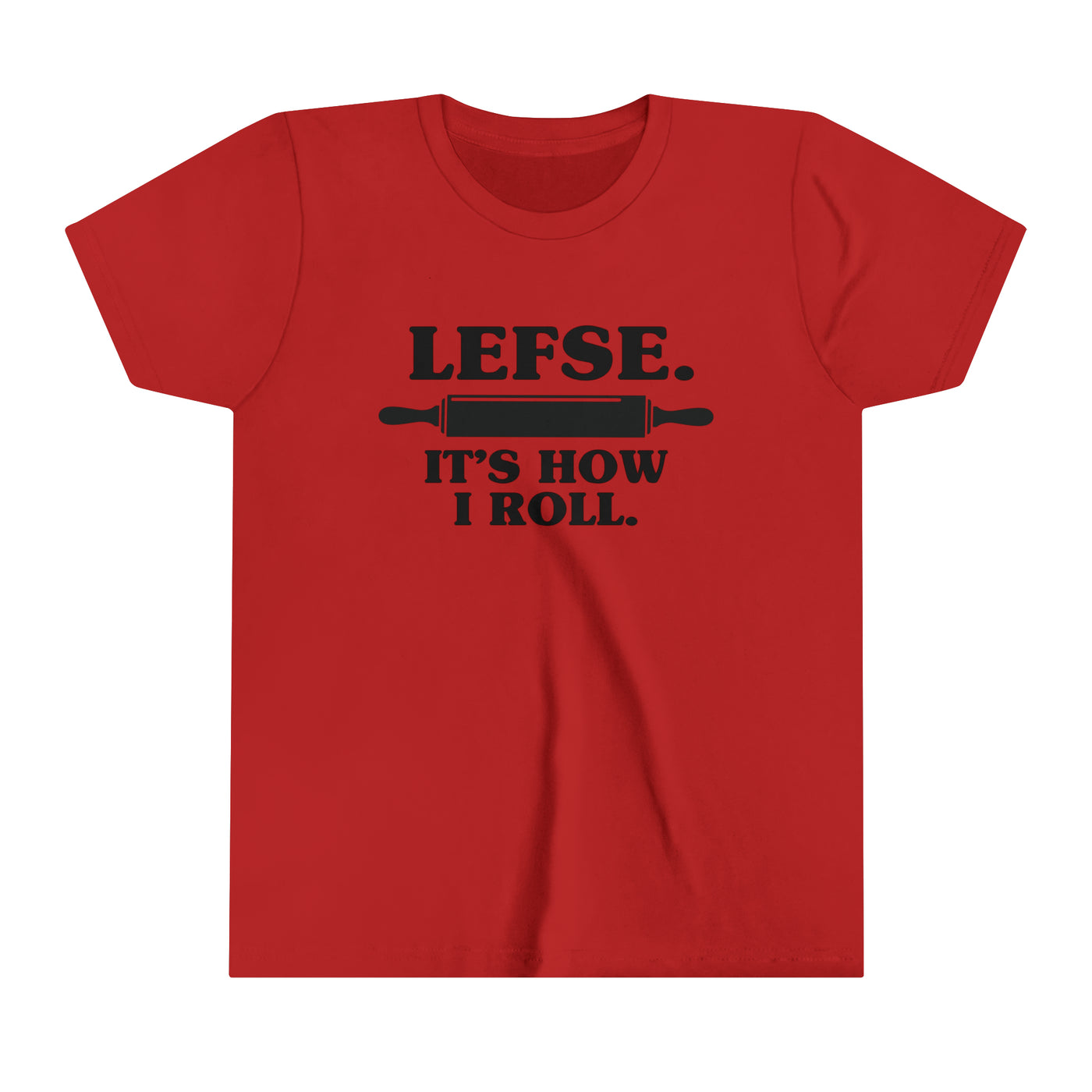 Lefse It's How I Roll Kids T-Shirt