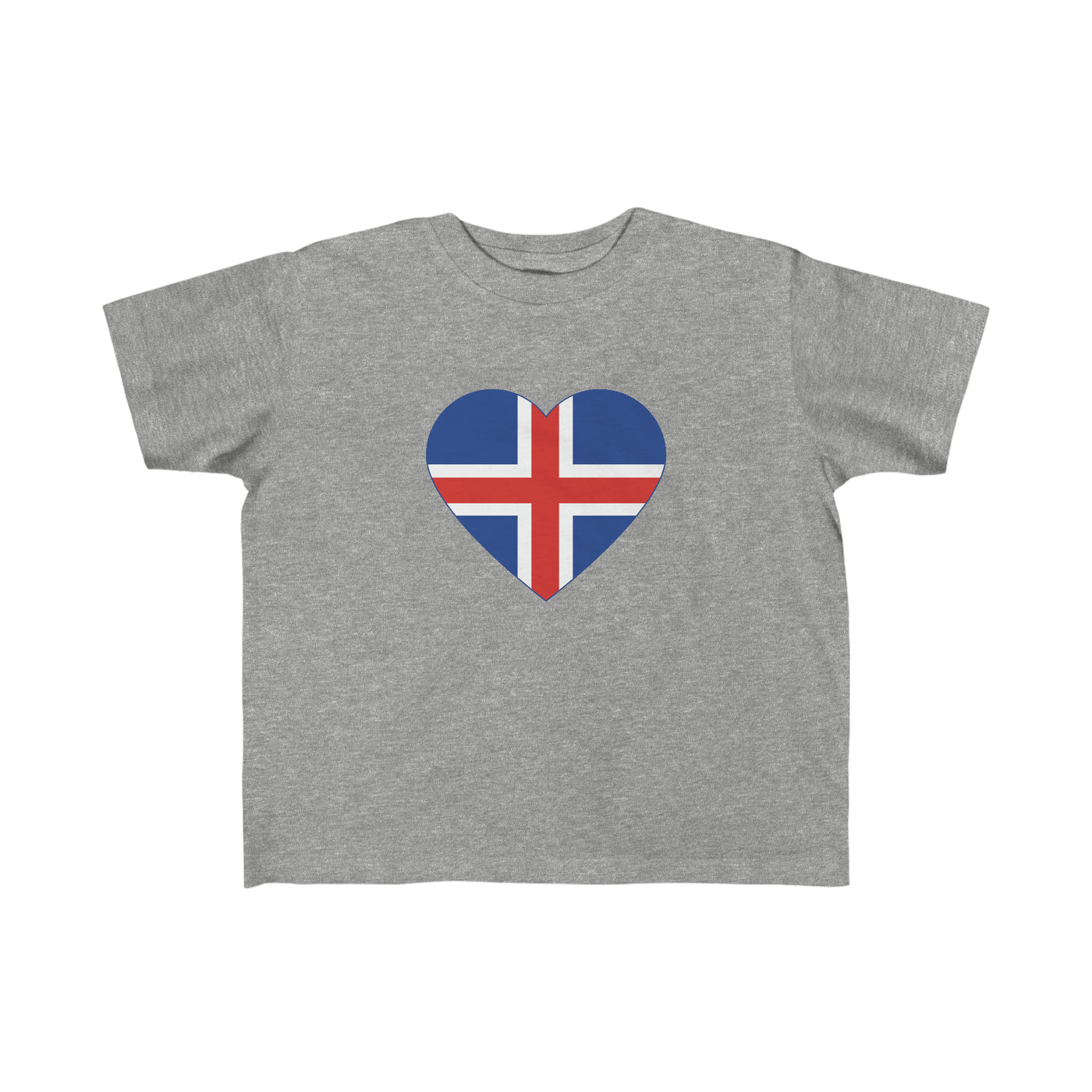 Icelandic Flag Heart Toddler Tee