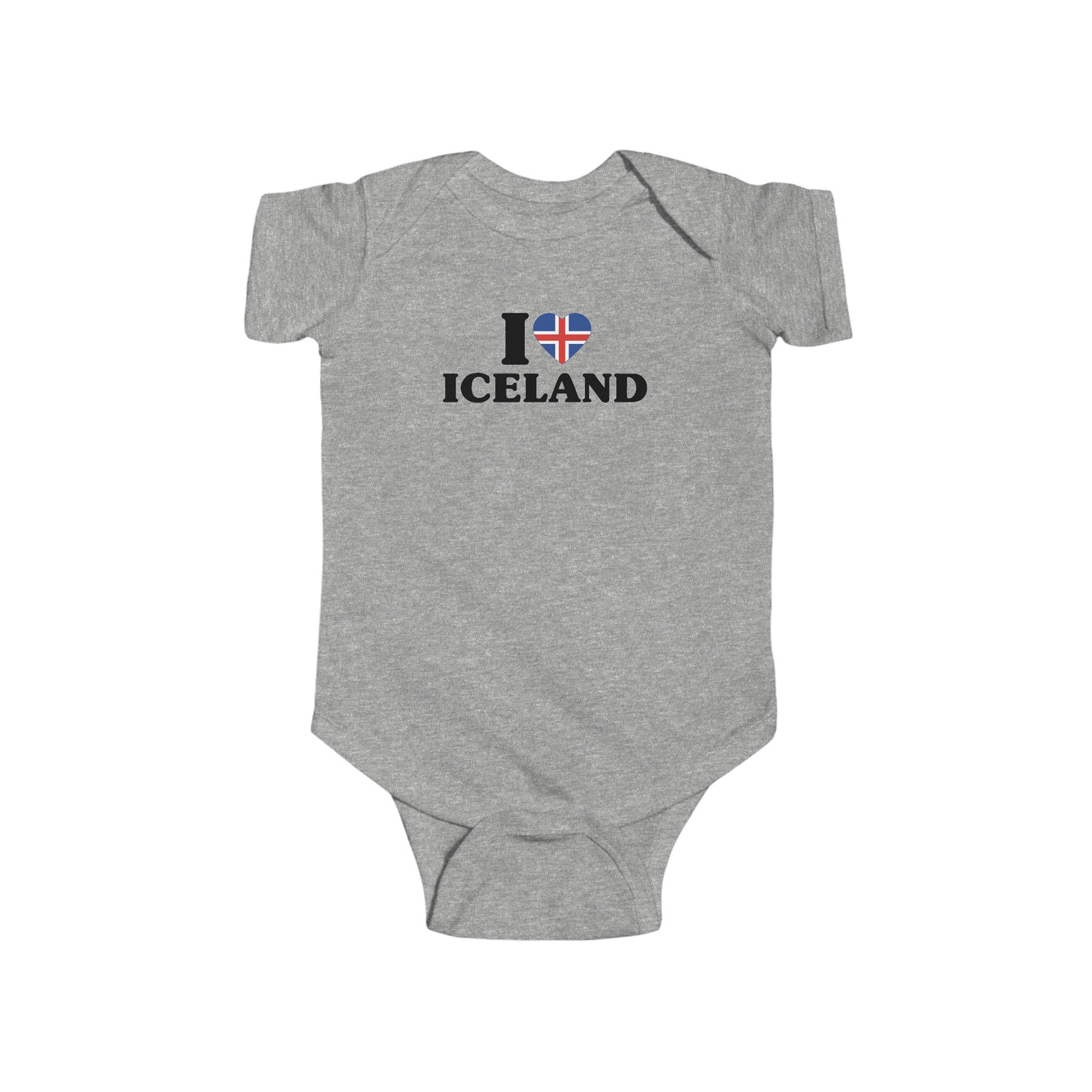 I Love Iceland Baby Bodysuit