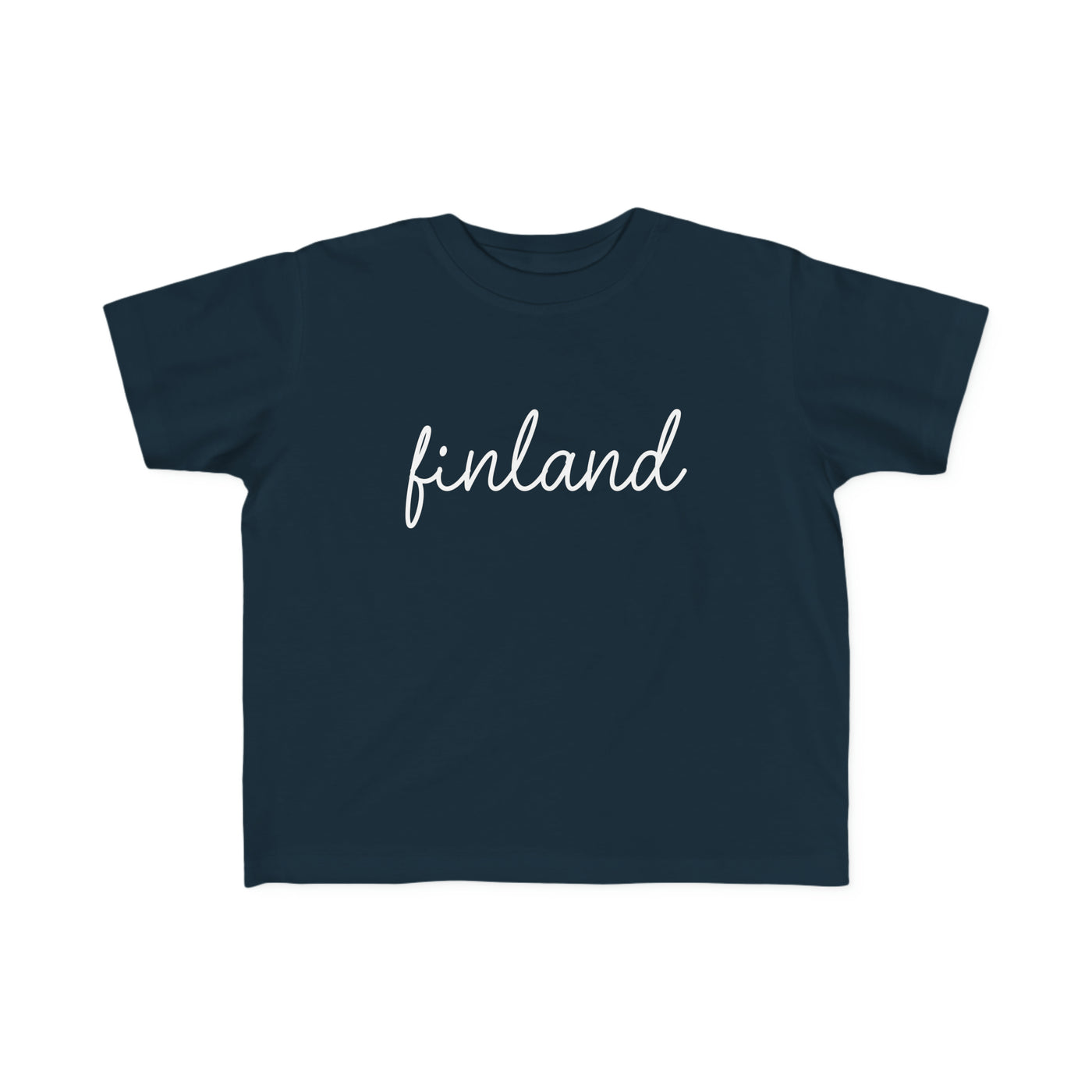 Finland Script Toddler Tee