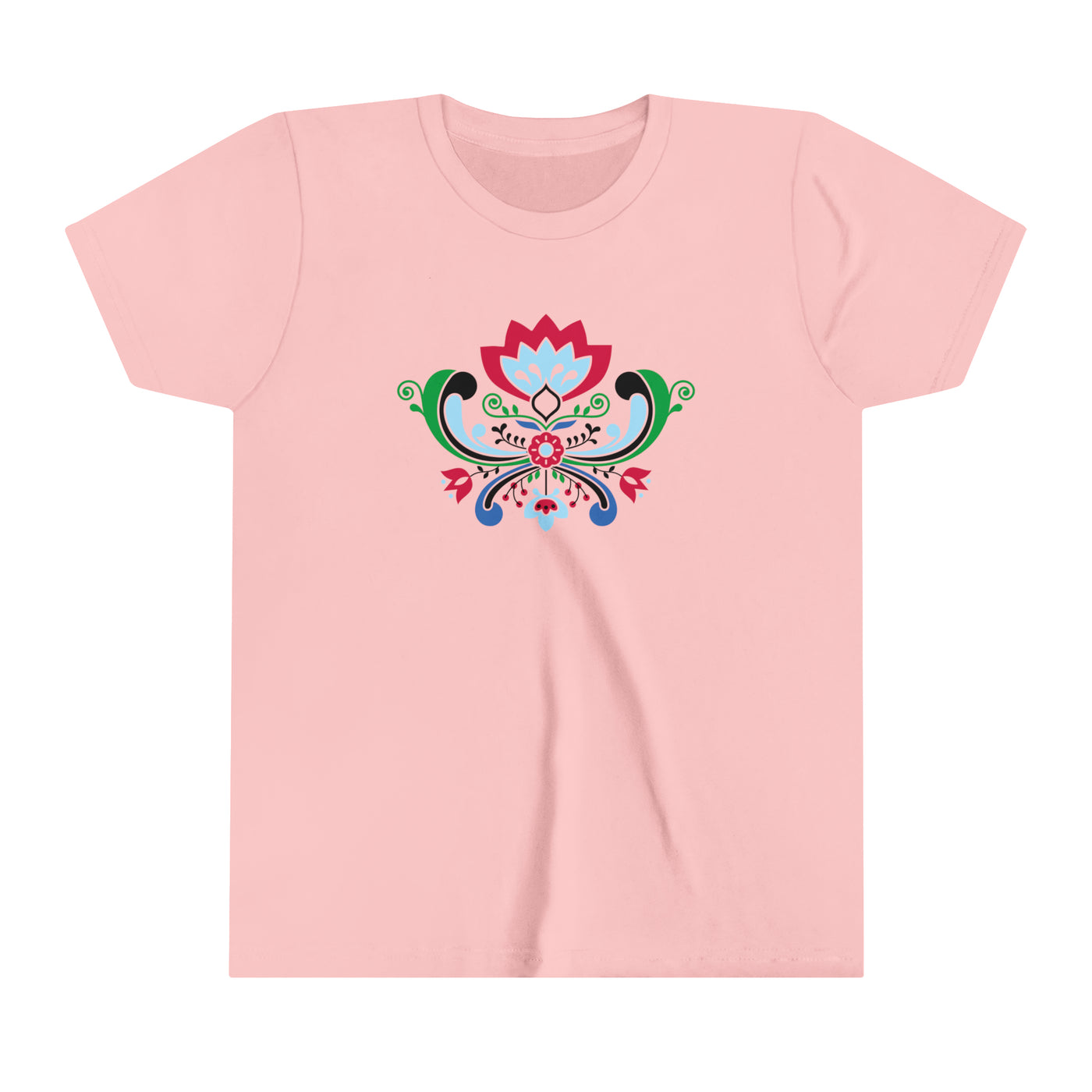 Midsummer Rosemaling Kids T-Shirt