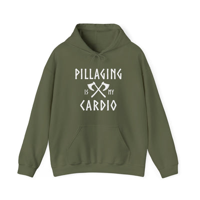 Pillaging Is My Cardio Hooded Sweatshirt