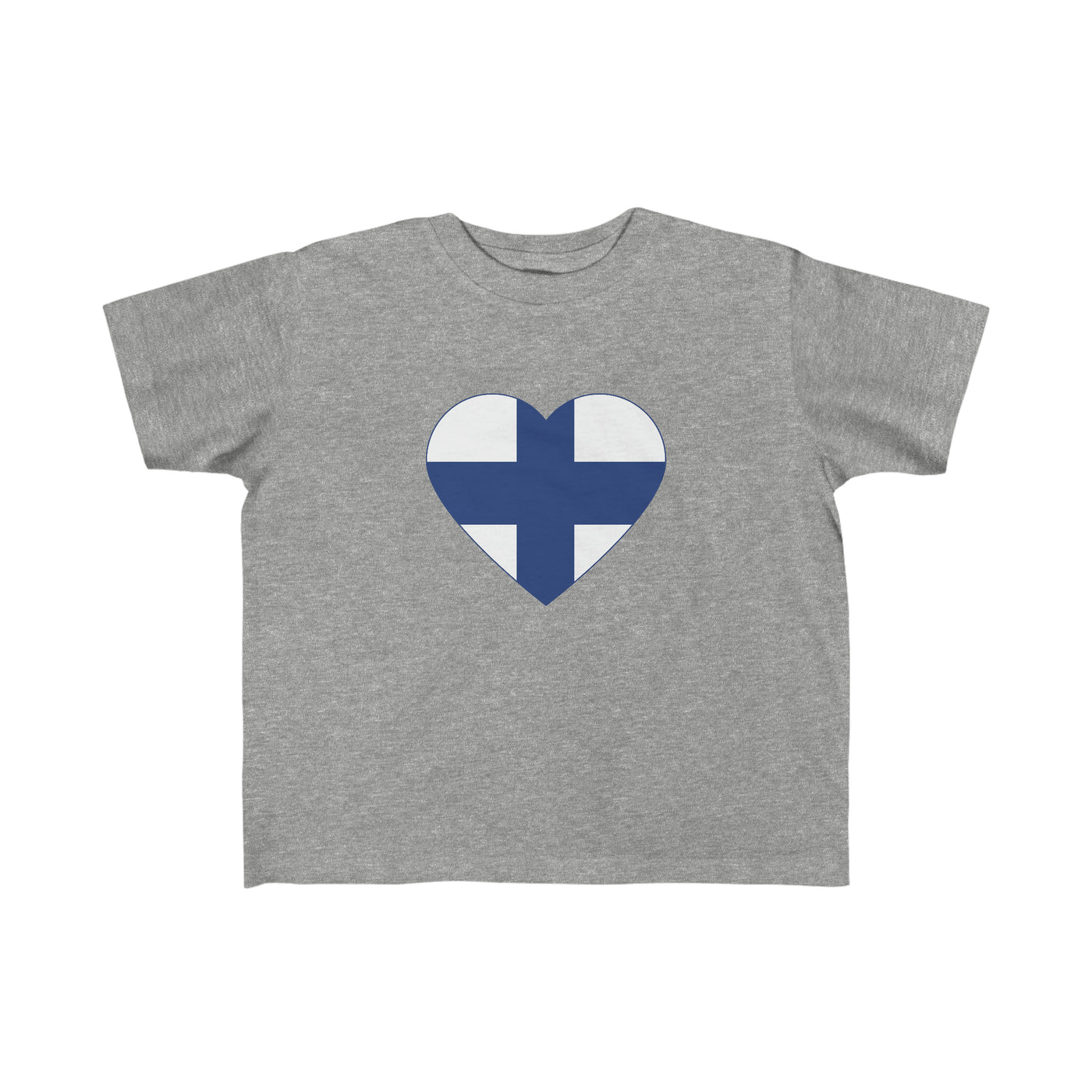 Finnish Flag Heart Toddler Tee
