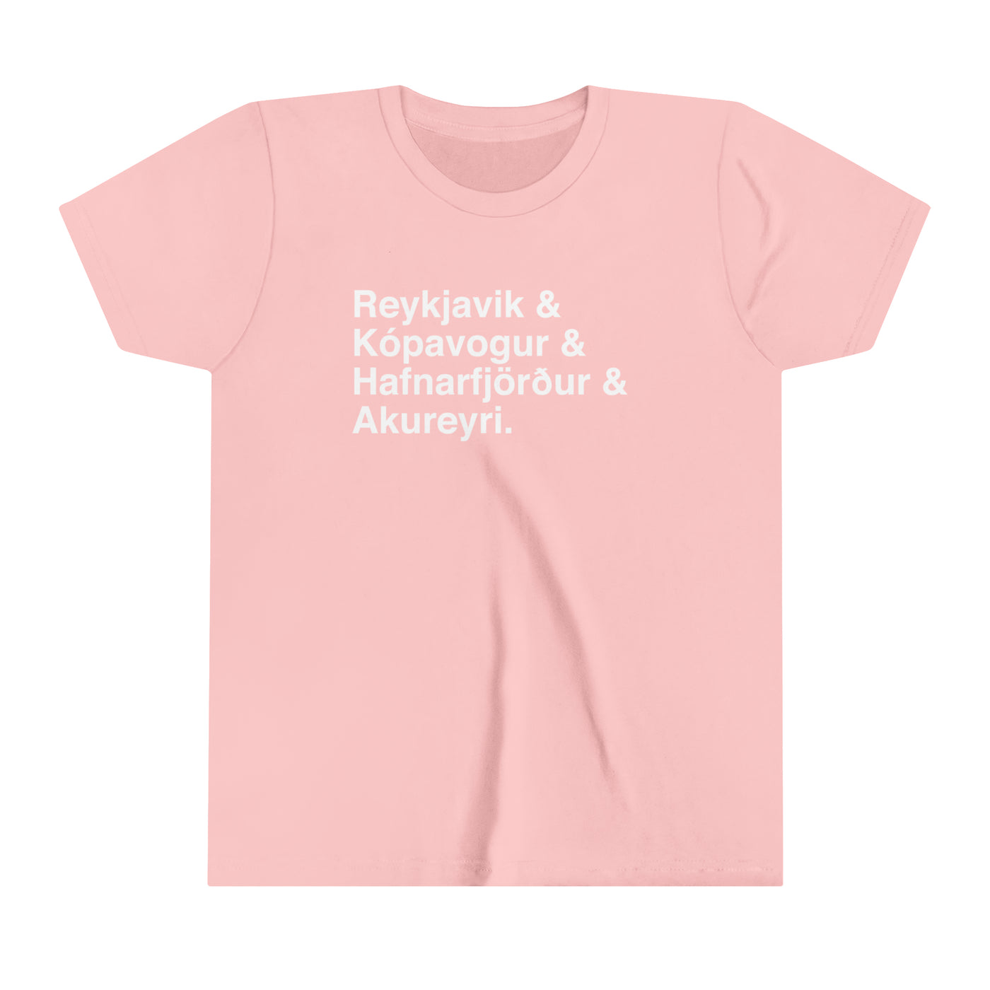 Cities Of Iceland Kids T-Shirt