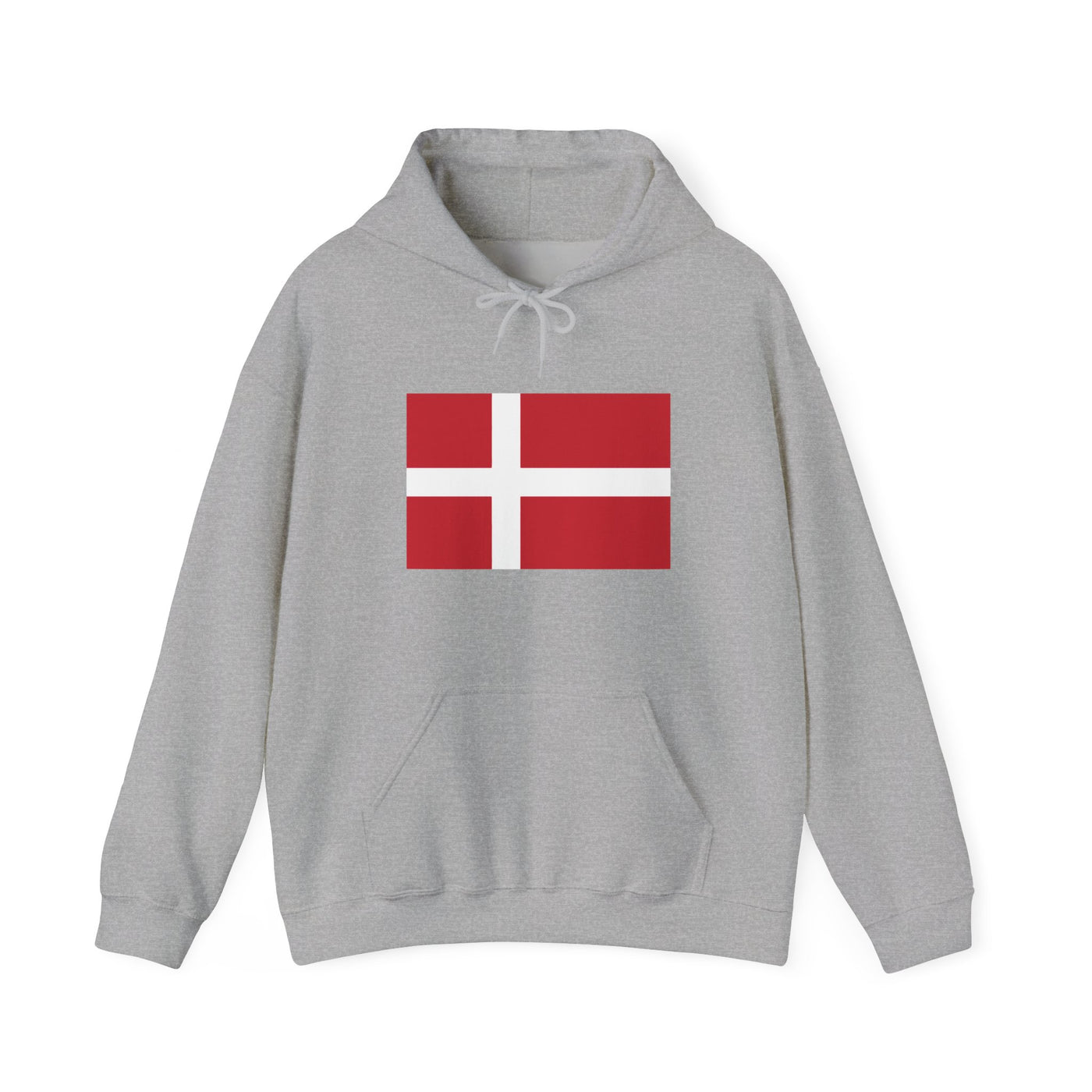 Danish Flag Hooded Sweatshirt