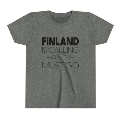 Finland Is Calling And I Must Go Kids T-Shirt