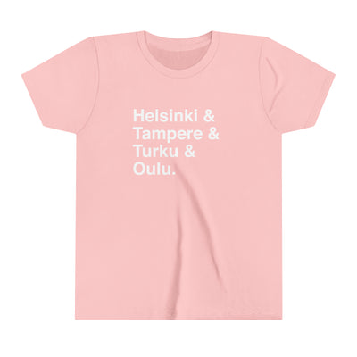 Cities Of Finland Kids T-Shirt