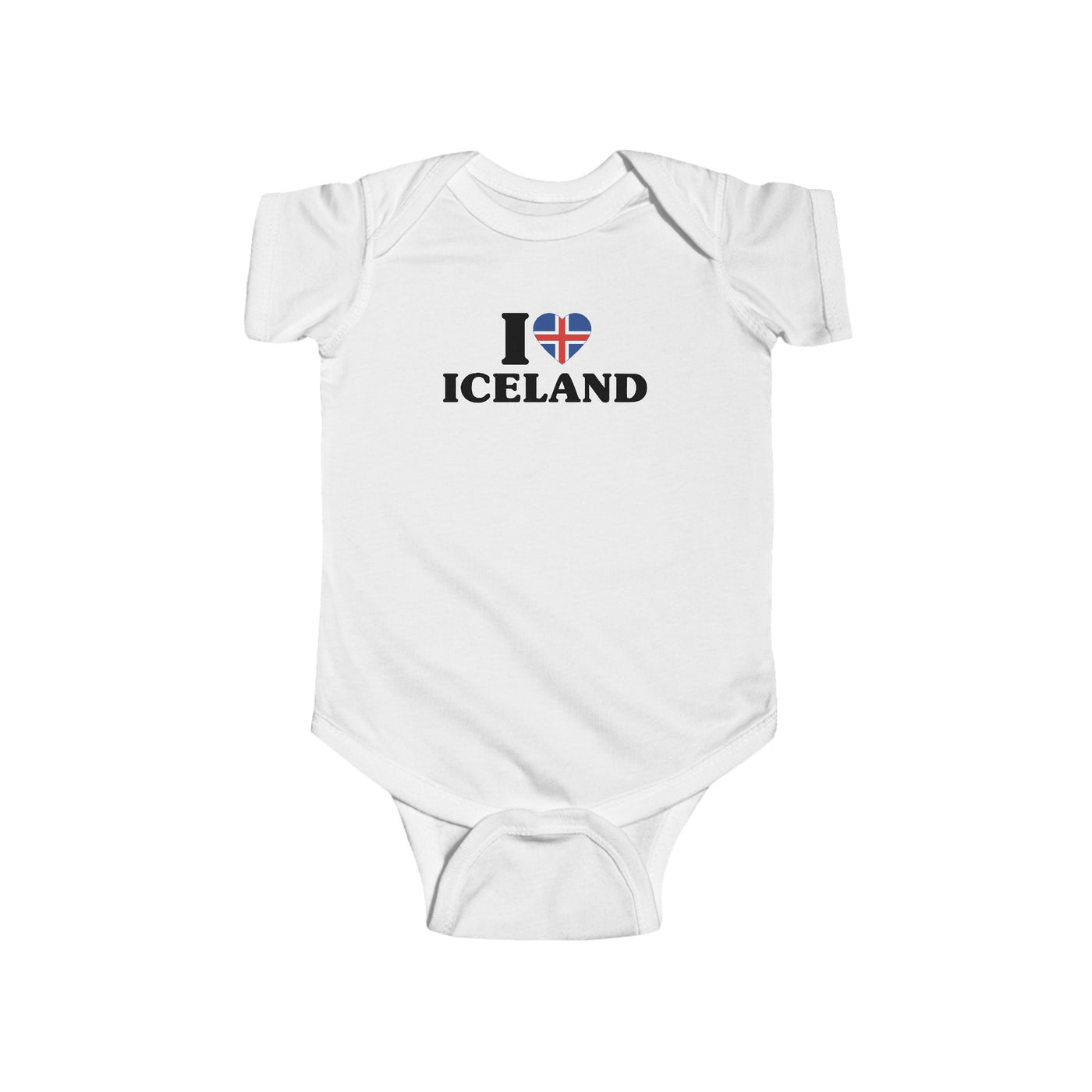 I Love Iceland Baby Bodysuit