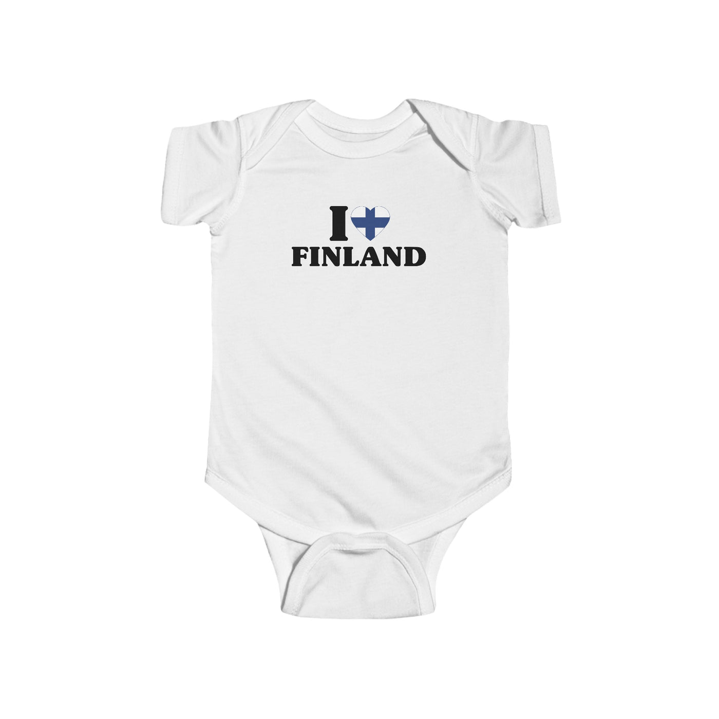 I Love Finland Baby Bodysuit