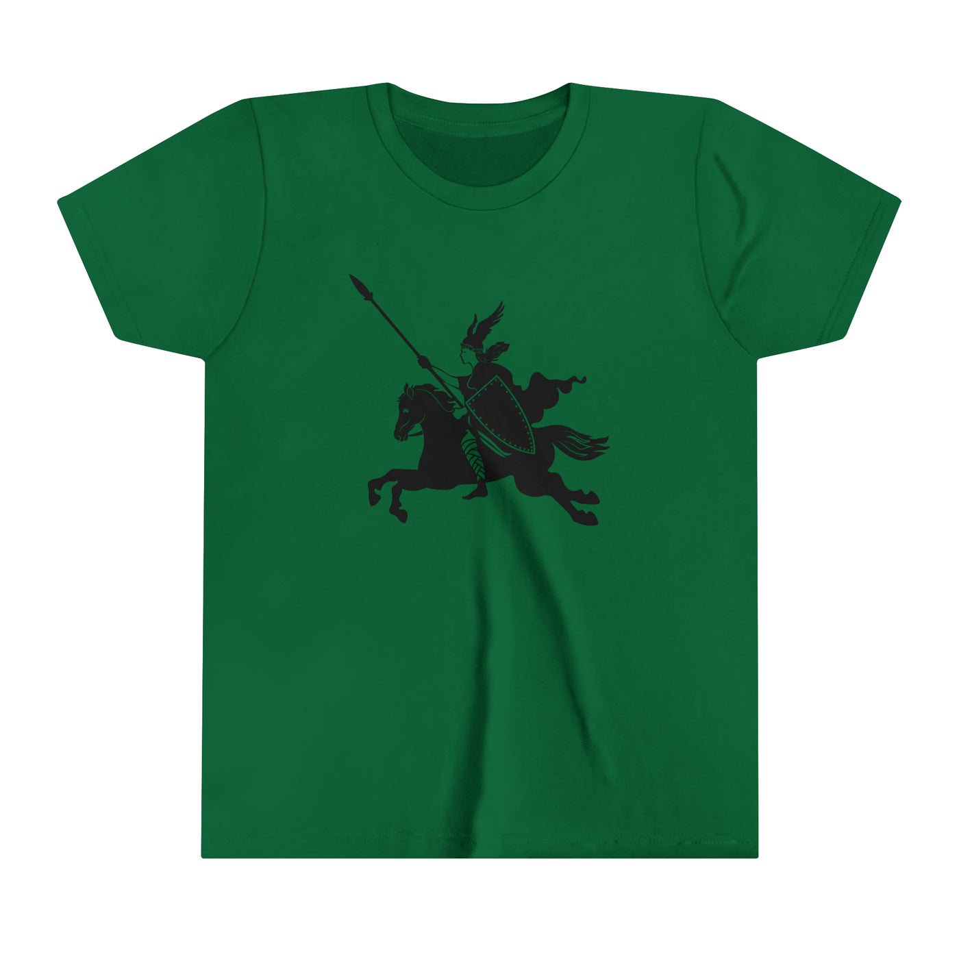 Valkyrie And Horse Kids T-Shirt