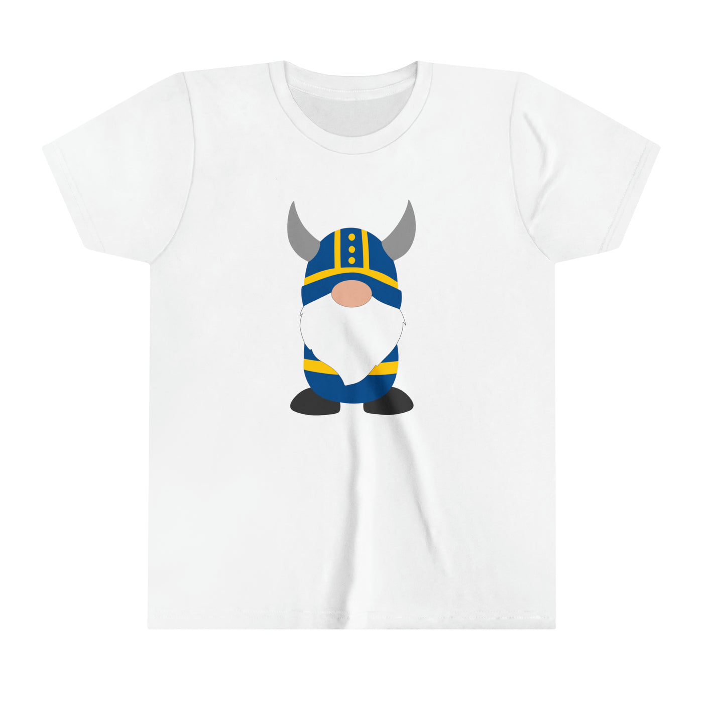 Swedish Viking Boy Gnome Kids T-Shirt