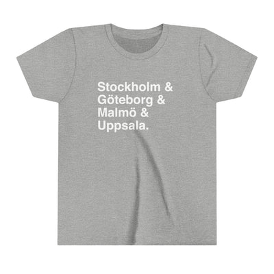 Cities Of Sweden Kids T-Shirt