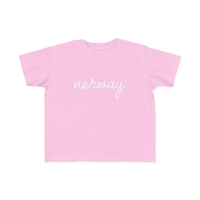 Norway Script Toddler Tee