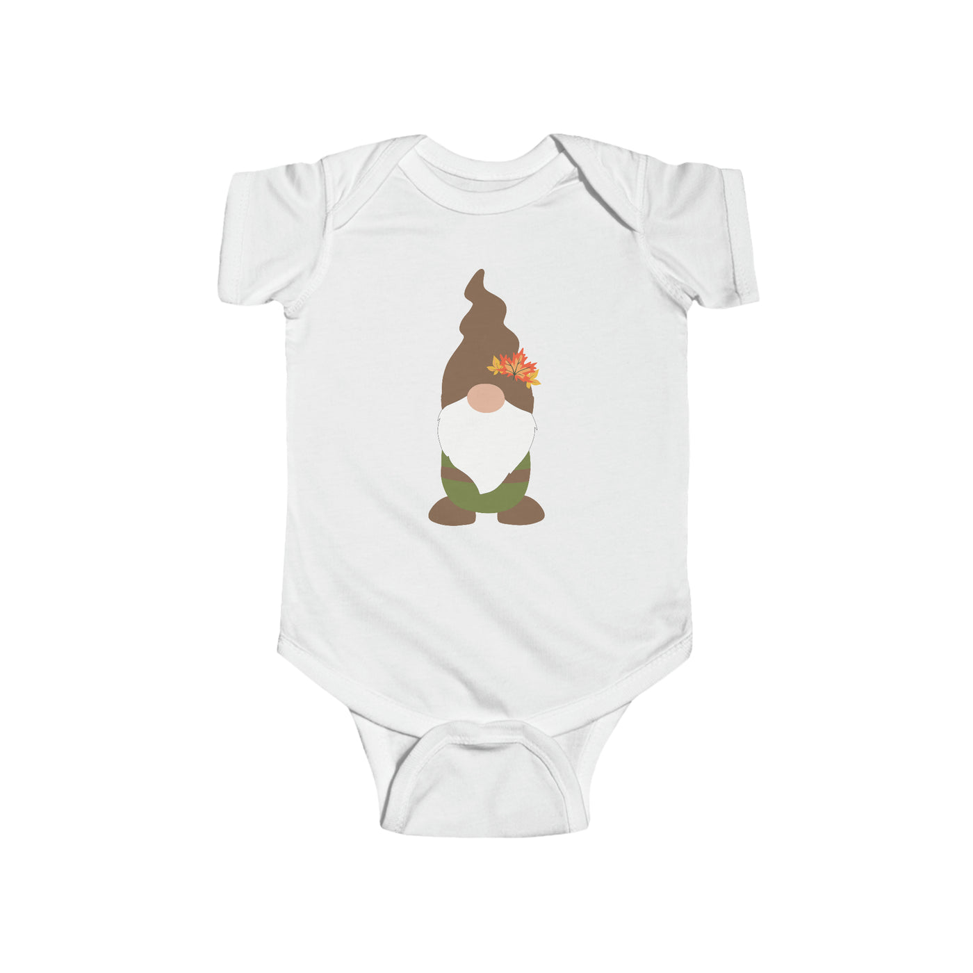 Woodland Boy Gnome Baby Bodysuit