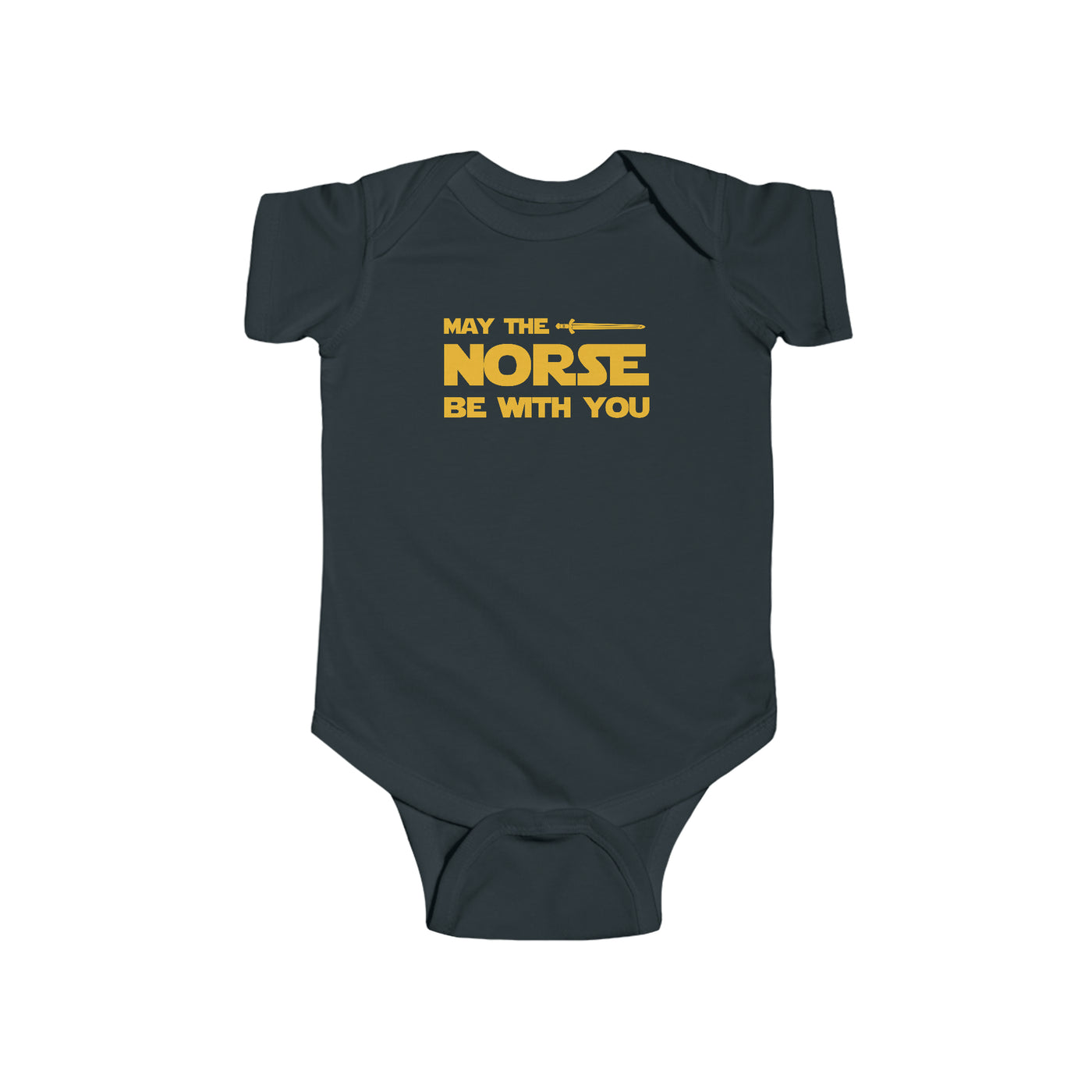 May The Norse Be With You Baby Bodysuit