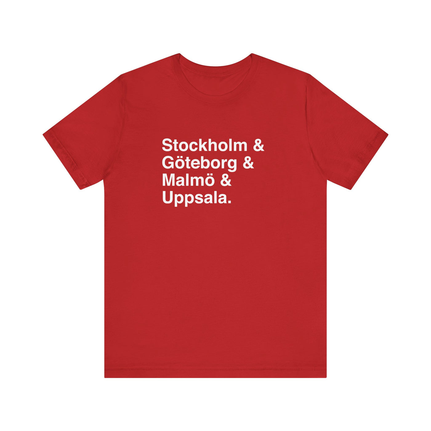 Cities Of Sweden Unisex T-Shirt