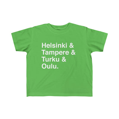 Cities Of Finland Toddler Tee