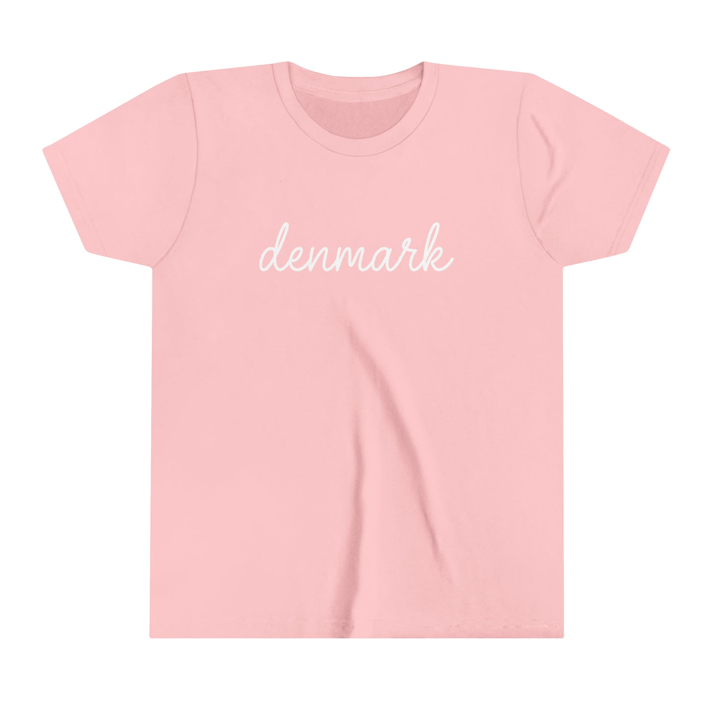 Denmark Script Kids T-Shirt