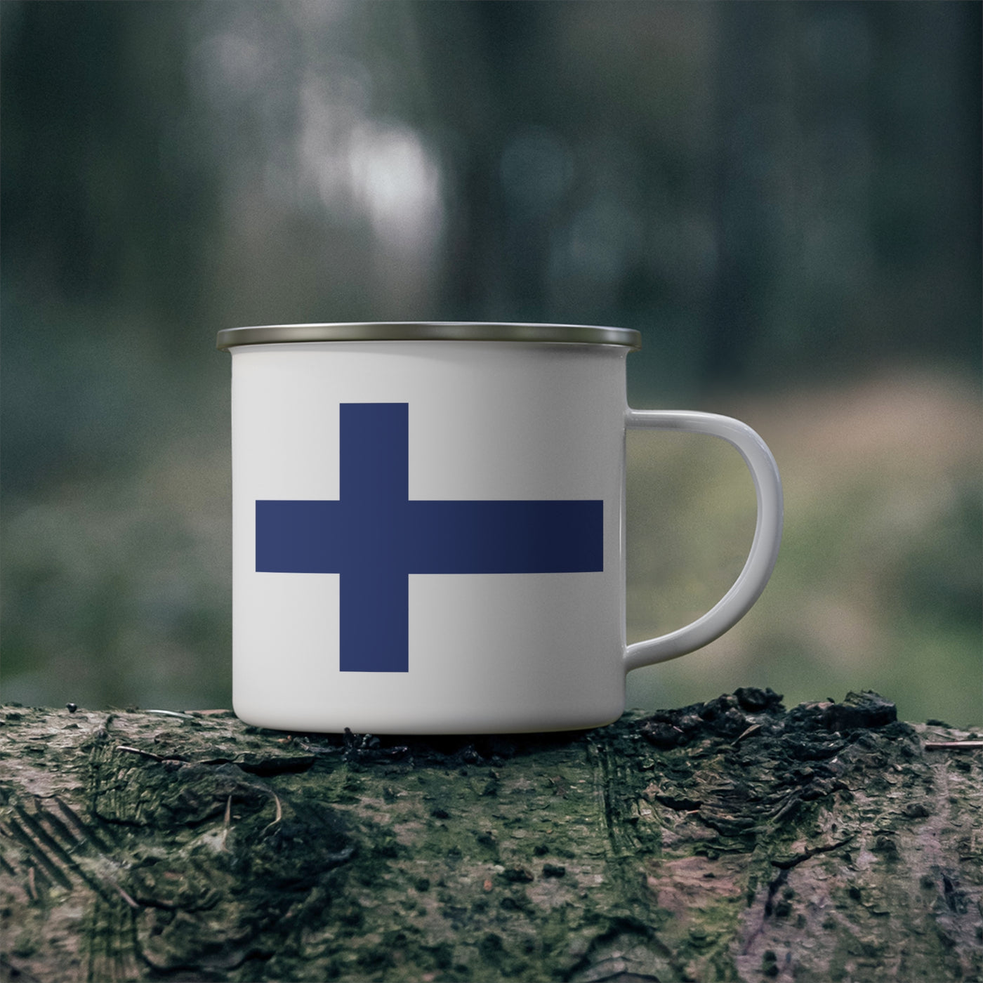 Finnish Flag Camping Mug