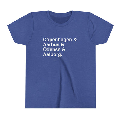 Cities Of Denmark Kids T-Shirt
