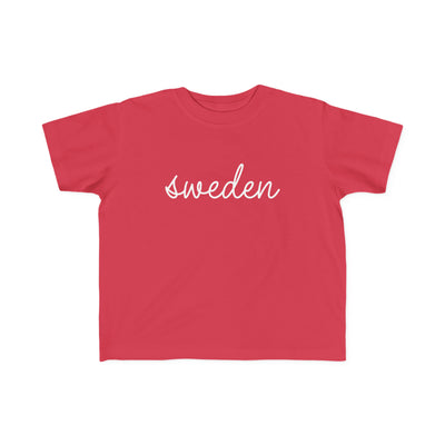 Sweden Script Toddler Tee