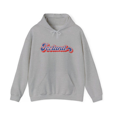 Retro Iceland Hooded Sweatshirt