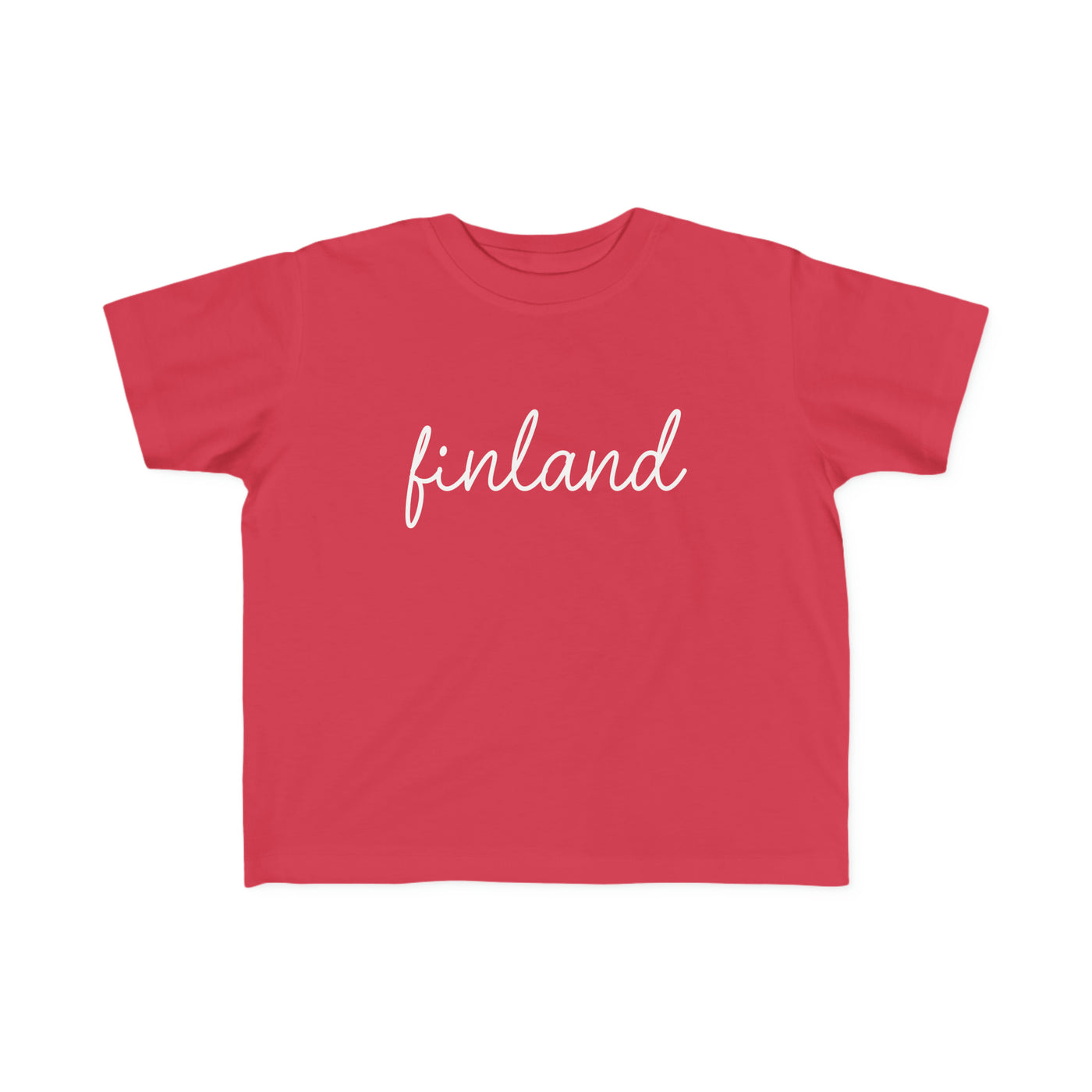 Finland Script Toddler Tee