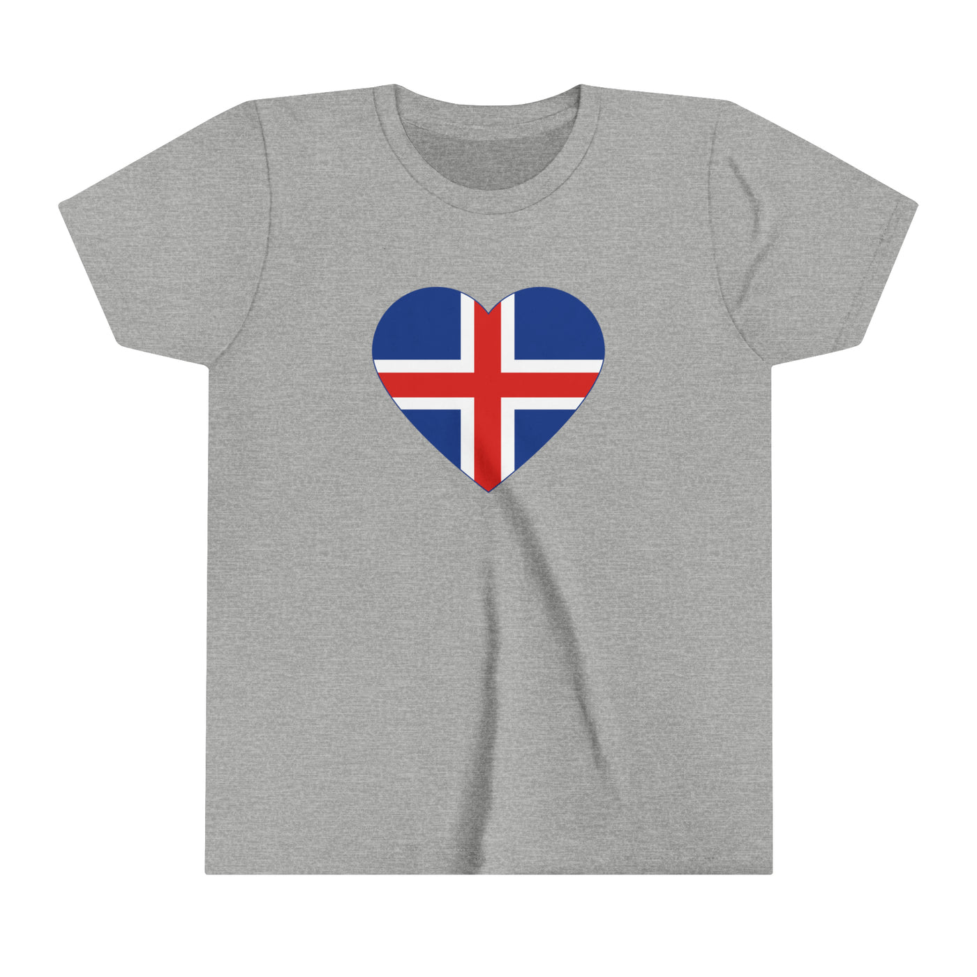 Icelandic Flag Heart Kids T-Shirt