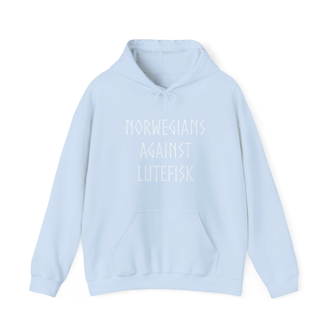 Norwegians Against Lutefisk Hooded Sweatshirt