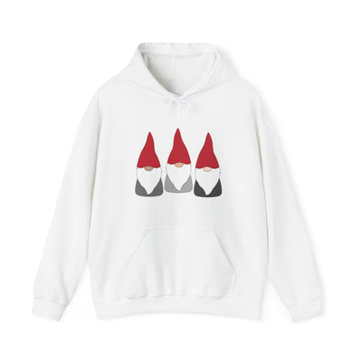 Three Red Hat Gnomes Hooded Sweatshirt