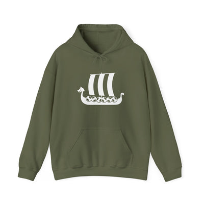 Viking Ship Hooded Sweatshirt