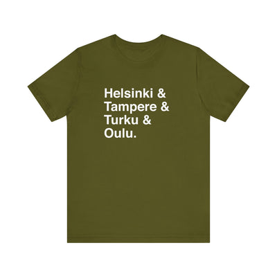 Cities Of Finland Unisex T-Shirt