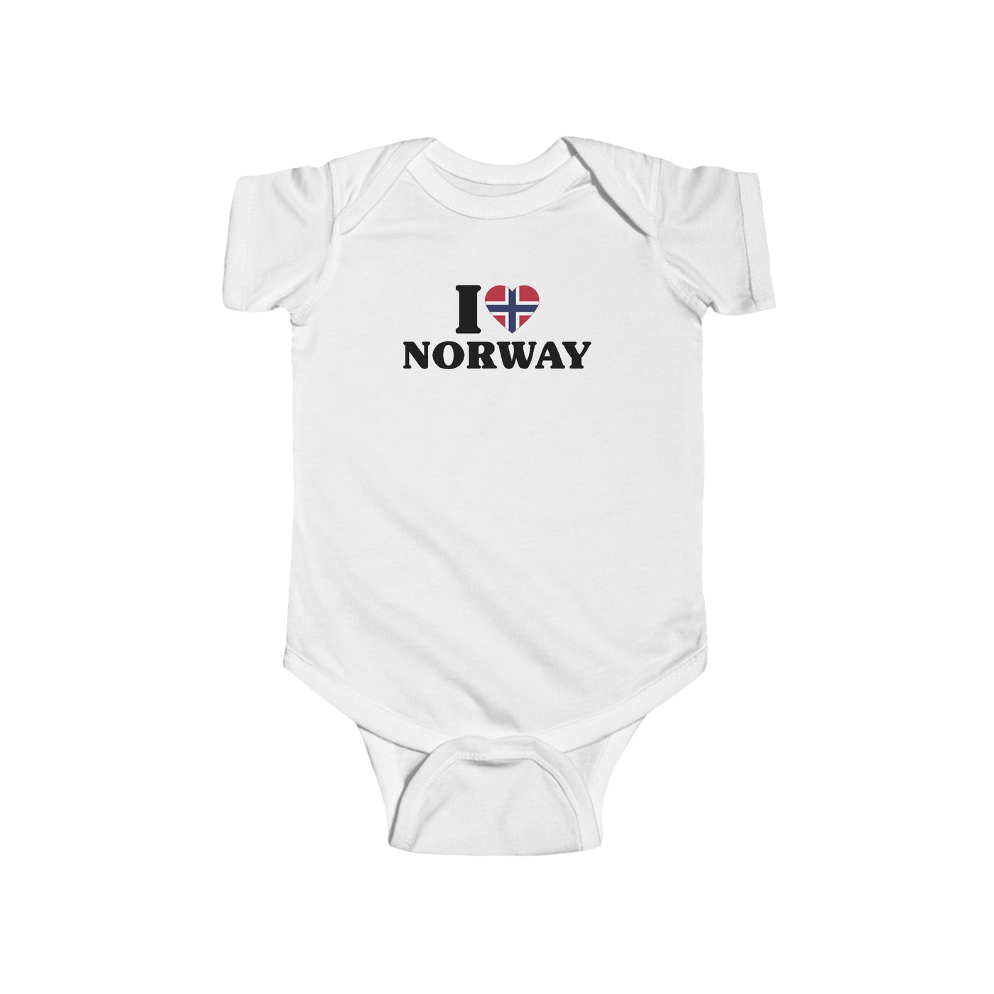 I Love Norway Baby Bodysuit