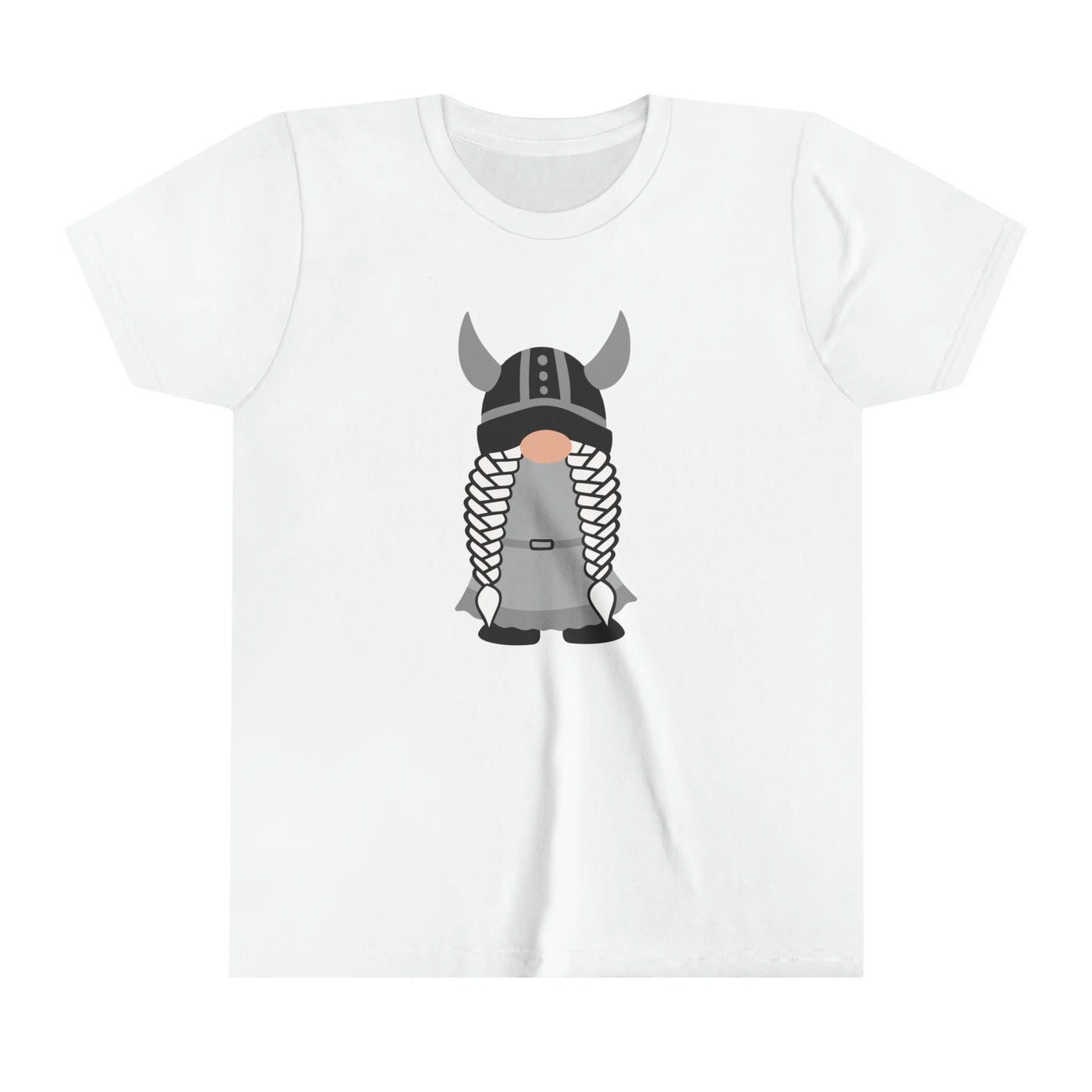 Viking Girl Gnome Kids T-Shirt