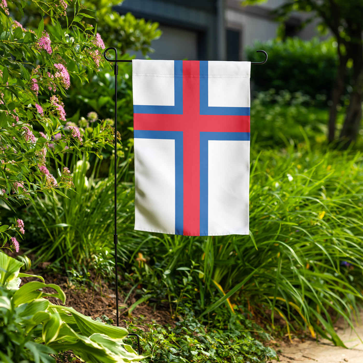 Faroese Flag Garden Flag