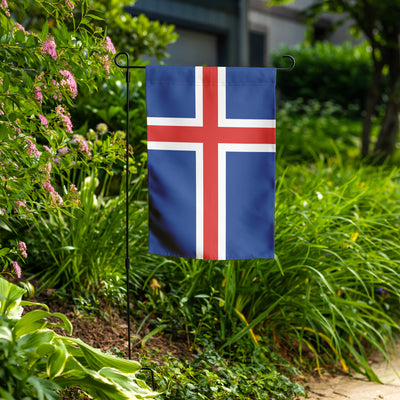 Icelandic Flag Garden Flag