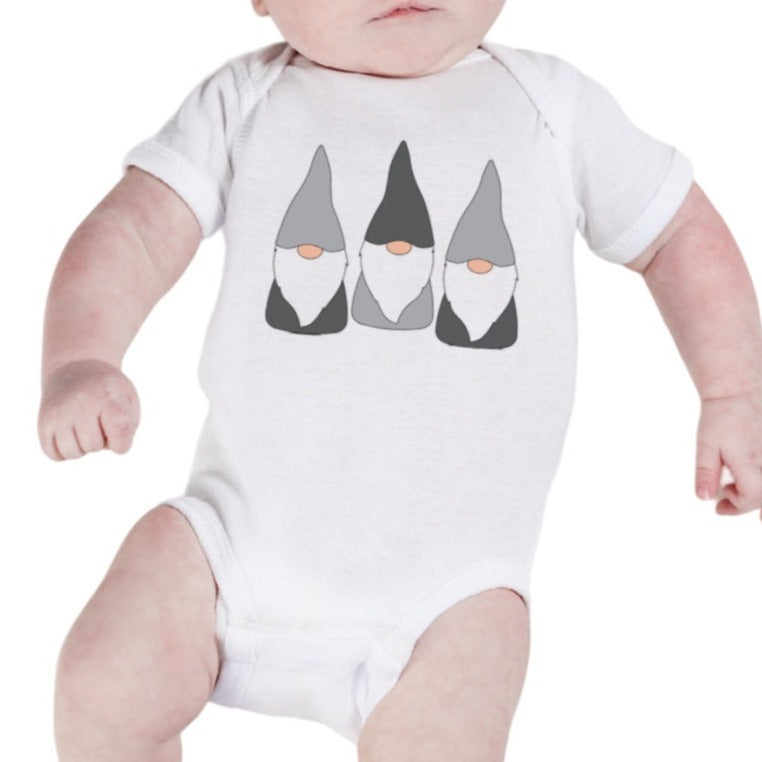 Scandinavian Gnomes Baby Bodysuit