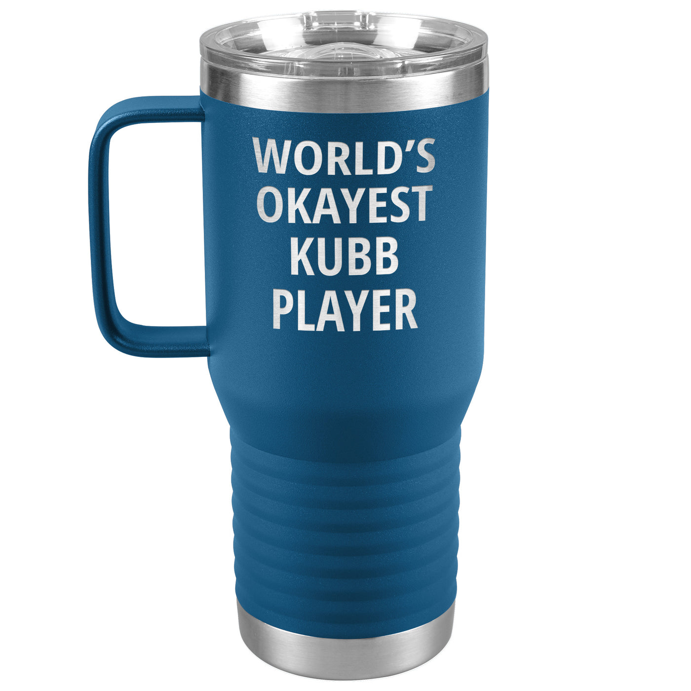World's Okayest Kubb Player Insulated To Go Mug