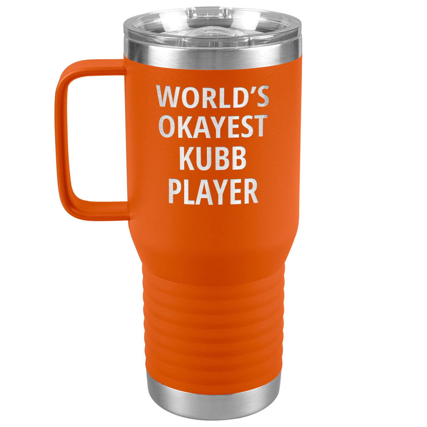 World's Okayest Kubb Player Insulated To Go Mug