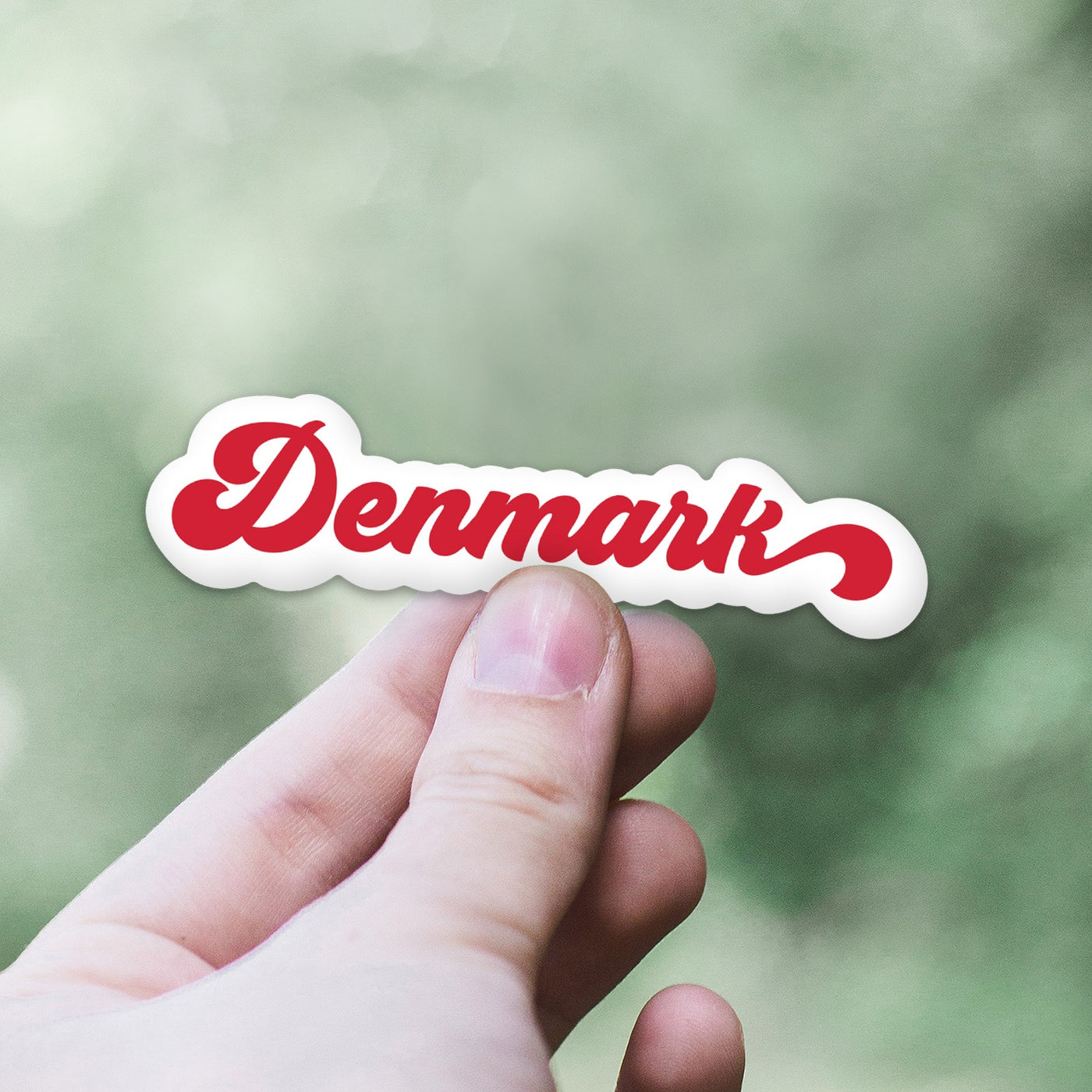 Retro Denmark Sticker