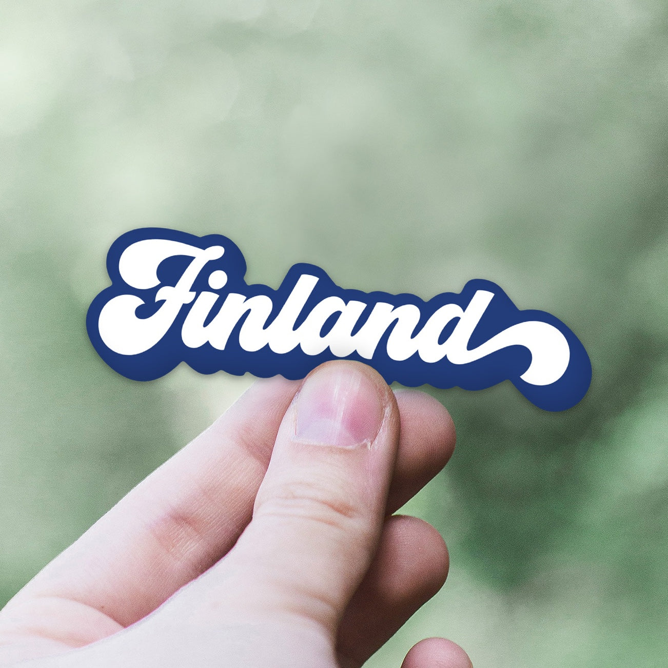 Retro Finland Sticker